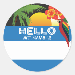 hallo mijn naam is label tropische zonsondergang l