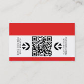 hallo mijn naam is (met QR-code) Visitekaartje (Achterkant)