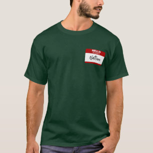 hallo mijn naam is Nathan (rood) T-shirt