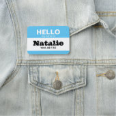 Hallo Mijn naam is NHS Practitioner Nursery School Naamplaatje (In situ)