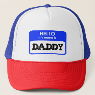 Hallo mijn naam is papa nieuw vader cadeau papa trucker pet