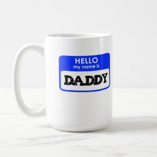 Hallo Mijn naam is pappa nieuwe vader cadeau papa Koffiemok