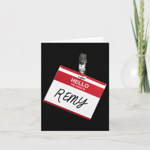 Hallo Mijn Naam Is Remy Grappige Halloween Naam Ta Kaart