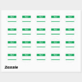hallo, mijn naam is ronde sticker (Vel)
