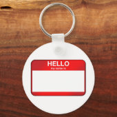 hallo mijn naam is... sleutelhanger (Voorkant)