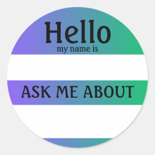 hallo mijn naam is Sticker