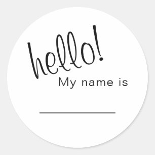 hallo mijn naam is Sticker