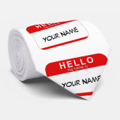 hallo Mijn naam is Stropdas (Opgerold)