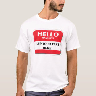 Hallo mijn naam is T-shirt