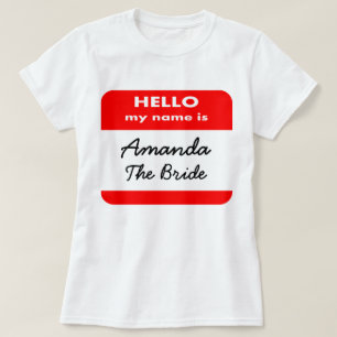 HALLO MIJN NAAM IS T SHIRT, VOEG ONZE GRAPPIGE TEK T-SHIRT