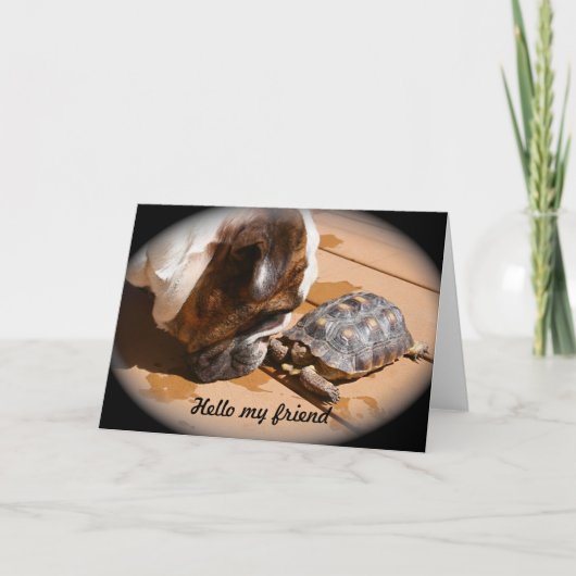 Hallo Mijn vriend Kaart (Voorkant)