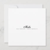 Hallo - Mini Print (Achterkant)