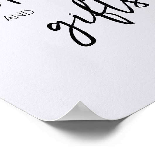 Hallo Minimalistisch Baby Poster (Hoek)