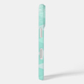 Hallo Mint Linen Pattern iPhone 7 Plus Case-Mate iPhone Case (Achterkant / Rechts)