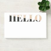 Hallo Modern Elegant Post-it® Notes (Kantoor)