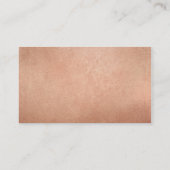 HALLO MODERN SCRIPT Hand getekend vet spot roos go Visitekaartje (Achterkant)