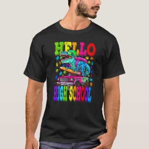 hallo Monster van de middelbare school Truck Dinos T-shirt