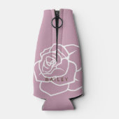 hallo mooi - Modern Chic Roze Rose Flesjeskoeler (Achterkant)