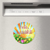 hallo, mooi! Sunny Day Colorful Magnet Magneet (Insitu (Vaatwasser))