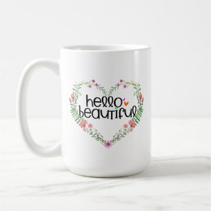 Hallo Mooie Liefdesbloemen - Valentijnskoffie Koffiemok