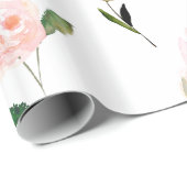 hallo mooie Waterverf Floral Cadeaupapier (Rol Hoek)