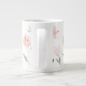 hallo mooie Waterverf Floral Jumbo Beker (Achterkant)