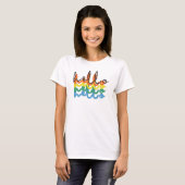 Hallo Multicolor T-shirt (Voorkant volledig)