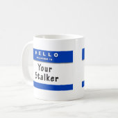 hallo Naam Stalker Mok (Voorkant links)