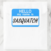 hallo Naam Tag Sasquatch (Tas)