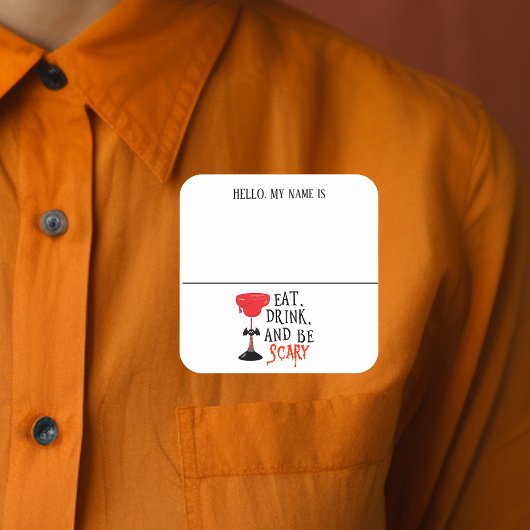 hallo Naam tag Witch Halloween Party