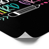 Hallo Naar school Poster (Hoek)