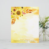 hallo najaar persoonlijk briefhoofd (Staand voorkant)