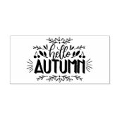 hallo najaar 	rubberstempel (Afrduk)