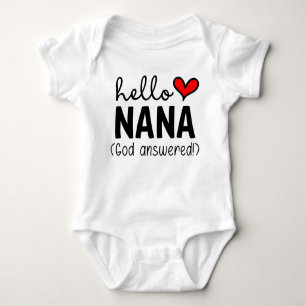 hallo Nana God Answered Prayer Romper