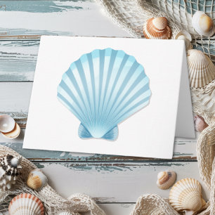 Hallo Nautische Shell Beach Wedding Kaart