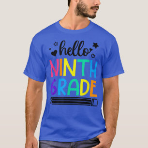 hallo negende graad Terug naar schoolkleding voor T-shirt