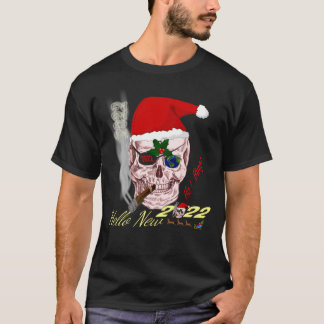 hallo nieuw jaar 2022 bingo t-shirt