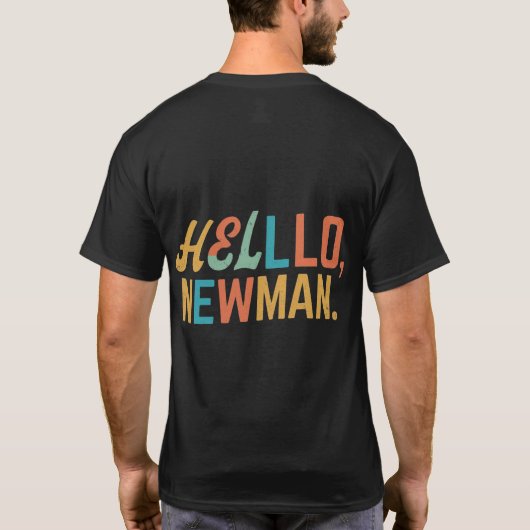 Hallo NL, Newman. T-shirt (Achterkant)