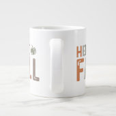 Hallo Nou? Herfst Extra Grote Beker (Achterkant)