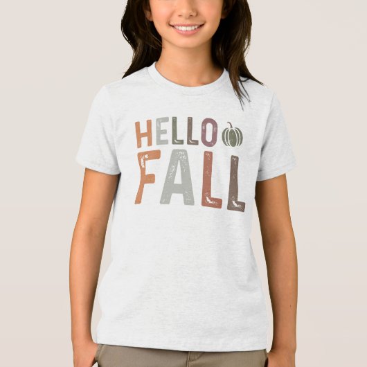 Hallo Nou? Herfst Tri-Blend Shirt (Voorkant)