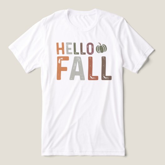 Hallo Nou? Herfst Tri-Blend Shirt (Design voorkant)