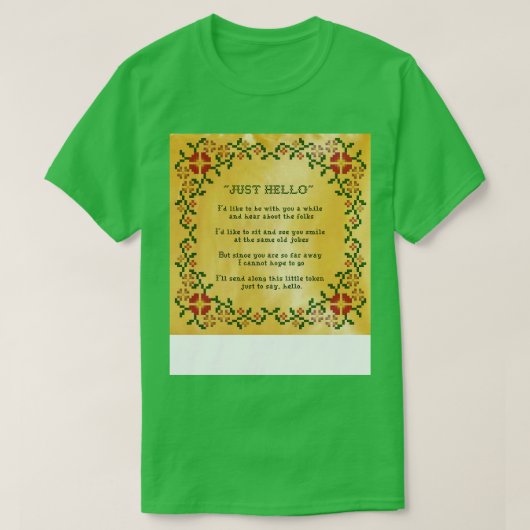 Hallo Odd Couple Just T-shirt (Design voorkant)