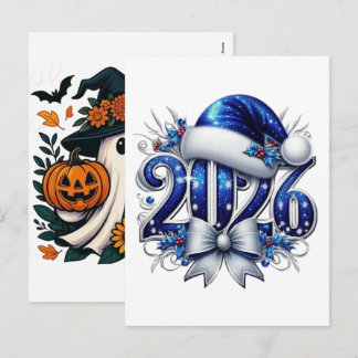 Hallo oktober herfststemming herfstseizoen ontwerp feestdagenkaart