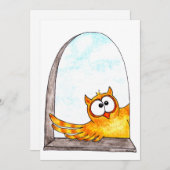 Hallo Owl Kaart (Voorkant / Achterkant)