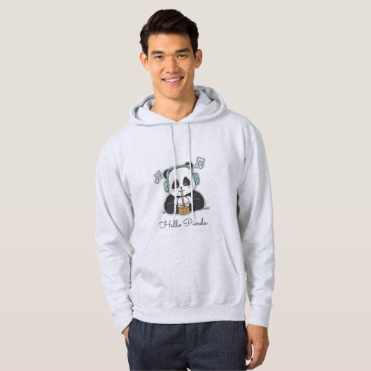 hallo Panda Hoodie (Voorkant volledig)