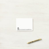 hallo Panda Post-it® Notes (Op bureau)