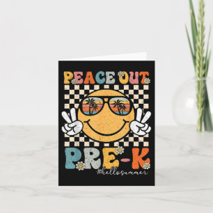 Hallo Peace out eerste klas Kaart