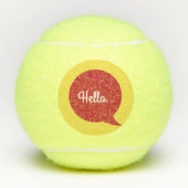 hallo Penn-kampioenschap Gepersonaliseerd Tennisballen (Voorkant)