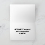 HALLO PENSIOEN=AFSCHEID-PENSIOEN KAART (Binnen)