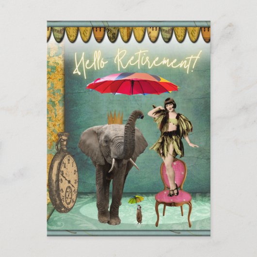 hallo Pensioenfonds en Funky Briefkaart (Voorkant)